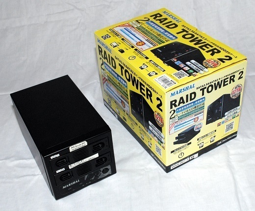 MARSHAL RAID TOWER2 MAL352U3RS3 でHDD 2台のデータが飛んだ MARSHAL RAID TOWER2 MAL352U3RS3 でHDD 2台のデータが飛んだ